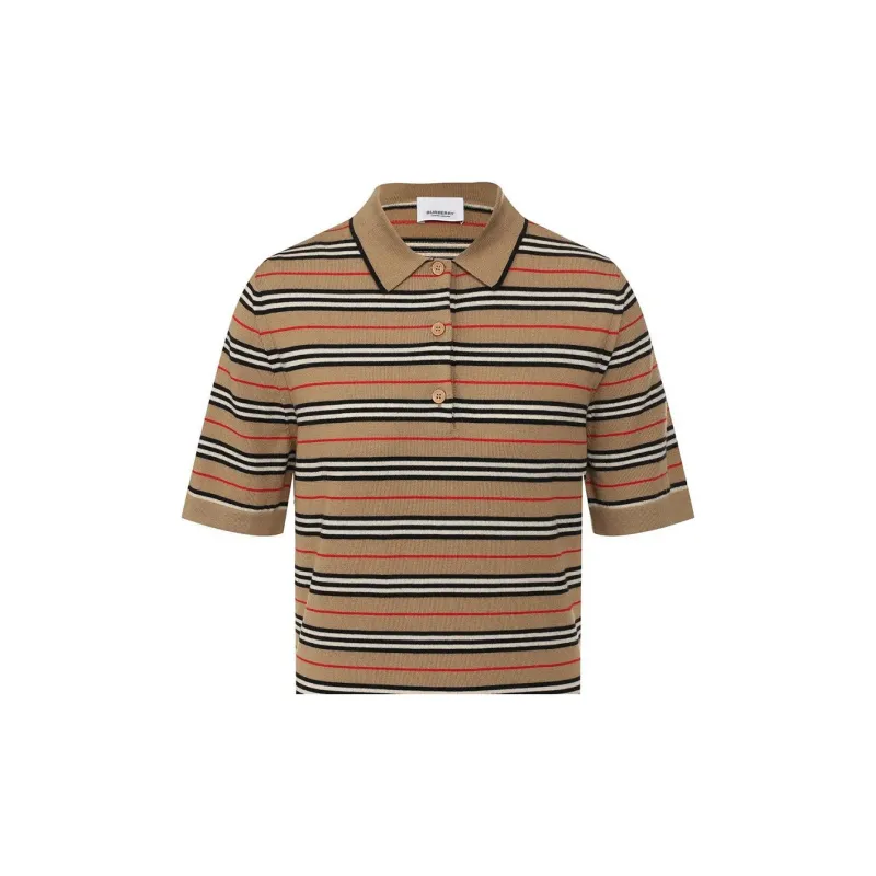 Burberry Polo Shirt Women's Brown-5