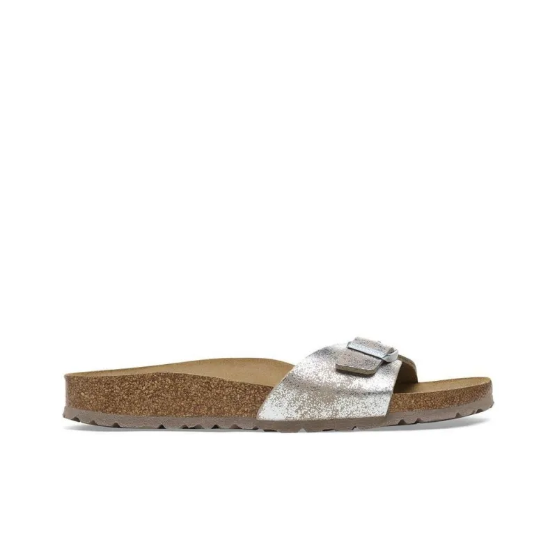 Birkenstock Madrid EVA Slip-Resistant Slide Slippers Women's Silver Narrow Fit-1