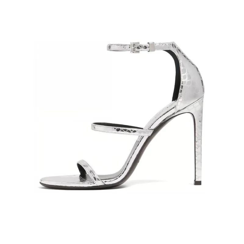 MICHAEL KORS KORS Nadege Stylish Sandals Women's Silver-0