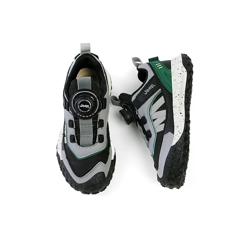 Jeep Slip Resistant Anti Kick Abrasion Resistant Breathable Thermal High Top Kids Lifestyle Shoes Kids'-17