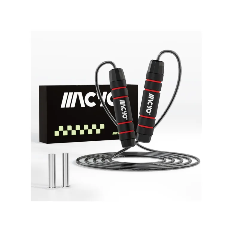 MACYO Fitness Training Non Countable Jump Ropes Fitness Crowd PVC+Steel Wire Rope, Foam Controller-7