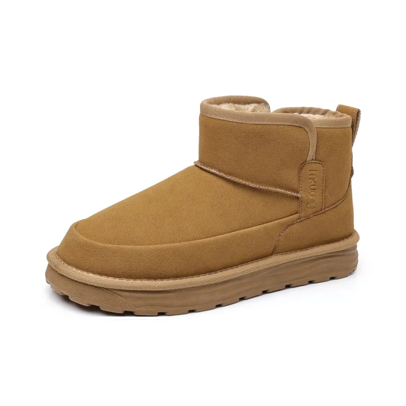 Wooden Rabbit Thermal Short Snow Boots Men's-5