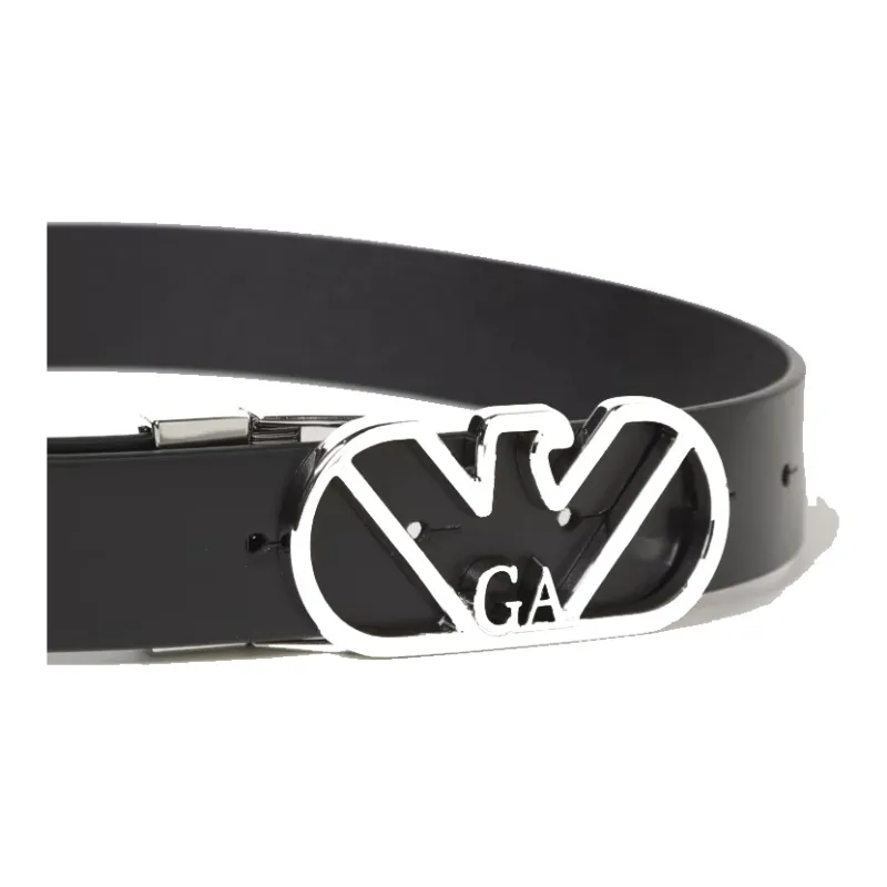 EMPORIO ARMANI Reversible Belt In Deer print Leather With Eagle Buckle-4