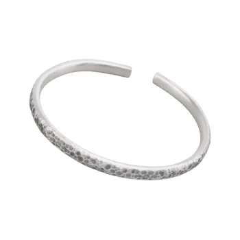 RURA S999 Fine Silver Bangles Unisex Silver