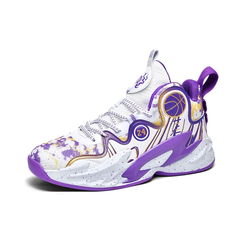 Black tailed Deer Slip Resistant, Abrasion Resistant, Breathable Mid Top Basketball Shoes Unisex-19