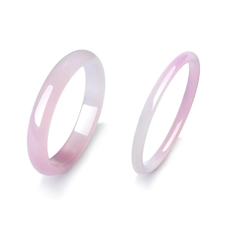 ZXIN JEWELRY Chalcedony Bangles Women's-5