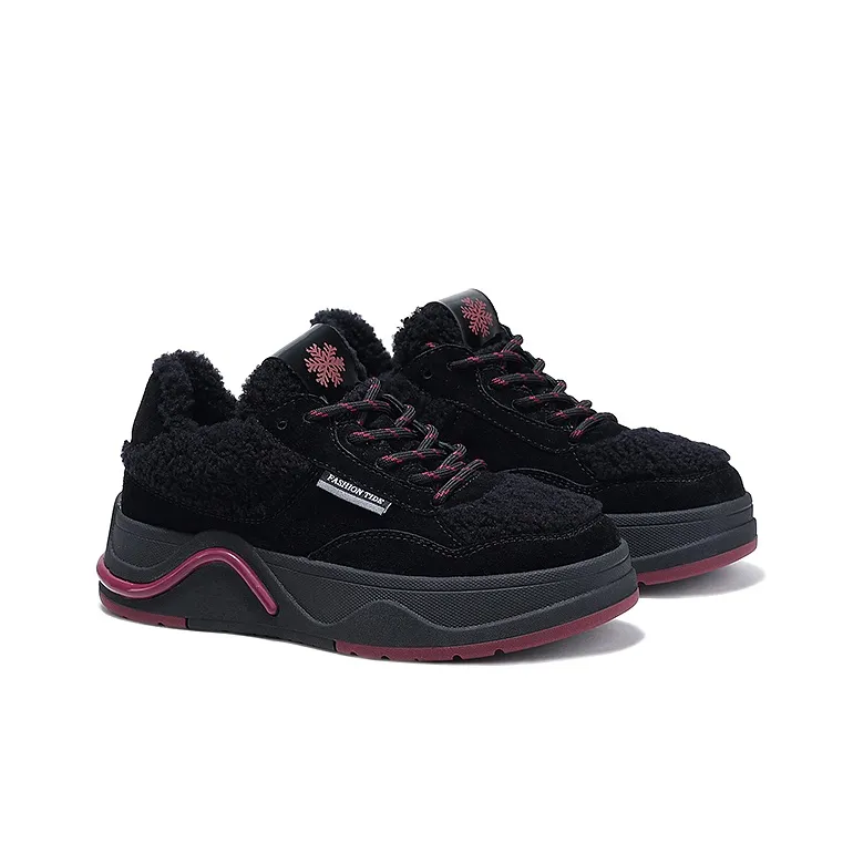 SELAIYA Thermal Low Top Skateboard Shoes Women's-6