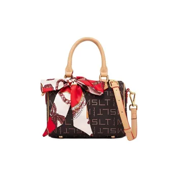 MashaLanti PVC Handbag Shoulder Bag Crossbody Bag Small Size Women's Apricot
