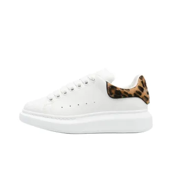 Alexander McQueen Leopard Detailed Lace Up Sneakers Women's