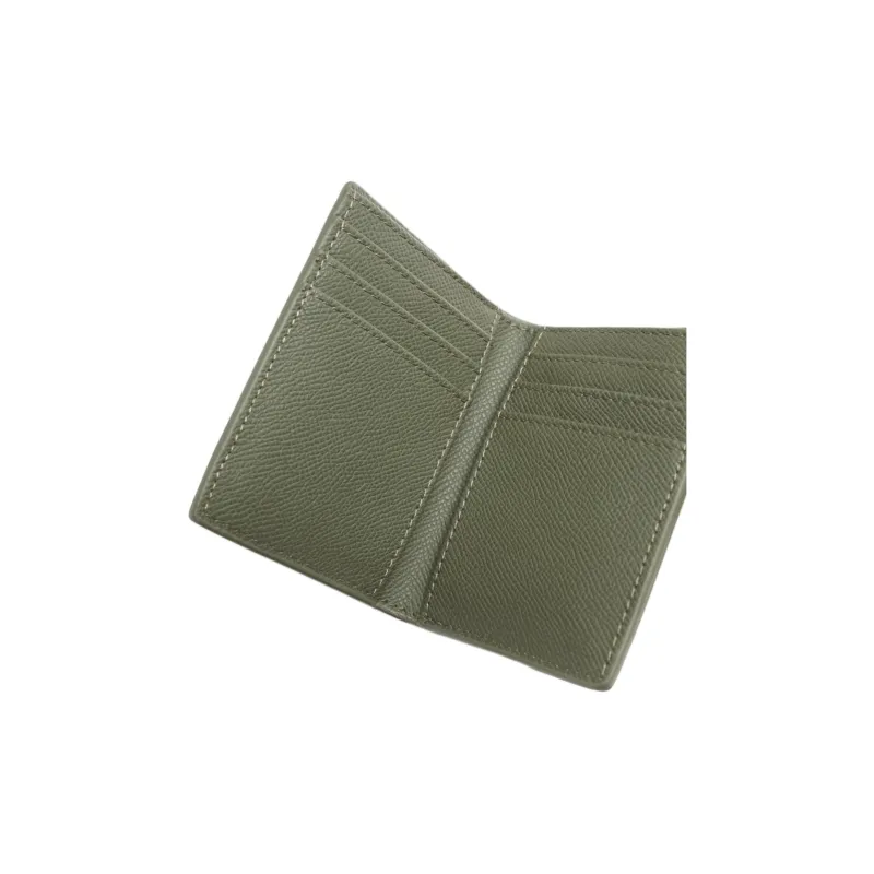 ZARA PU Card Holder Regular Men's Green-3