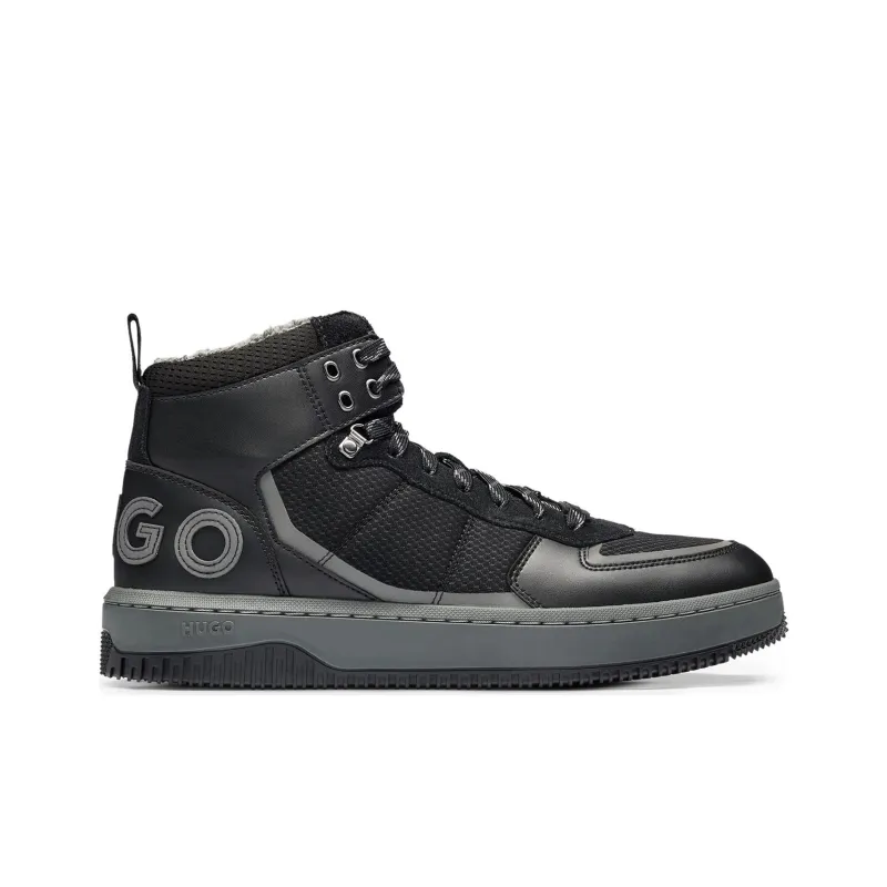 HUGO Logo-appliqué Hi-top Sneakers-1