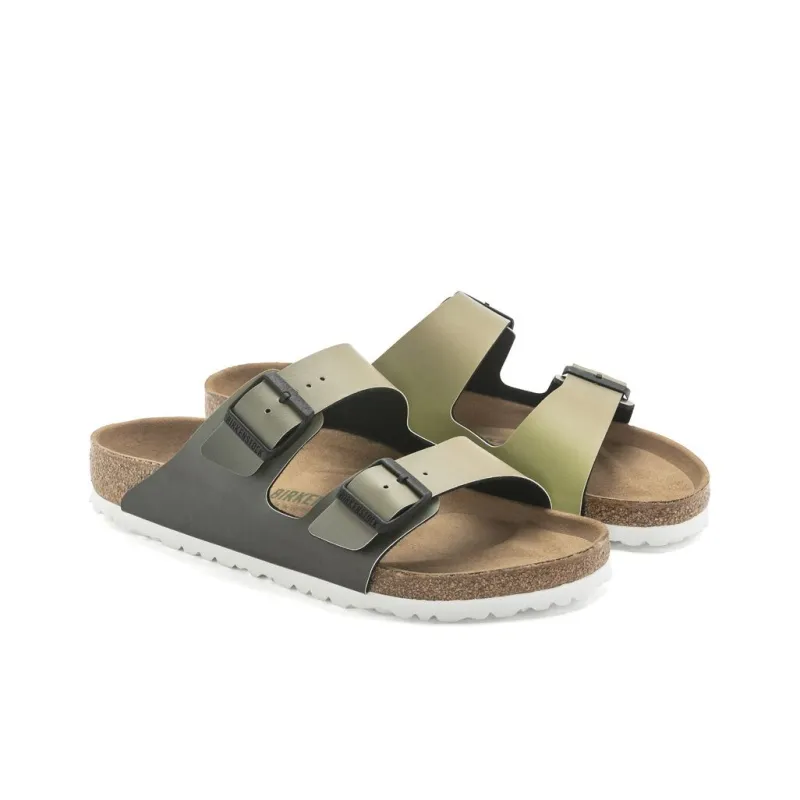 Birkenstock Arizona Series Slip-Resistant Slide Slippers Men's Softwood Brown Regular-2