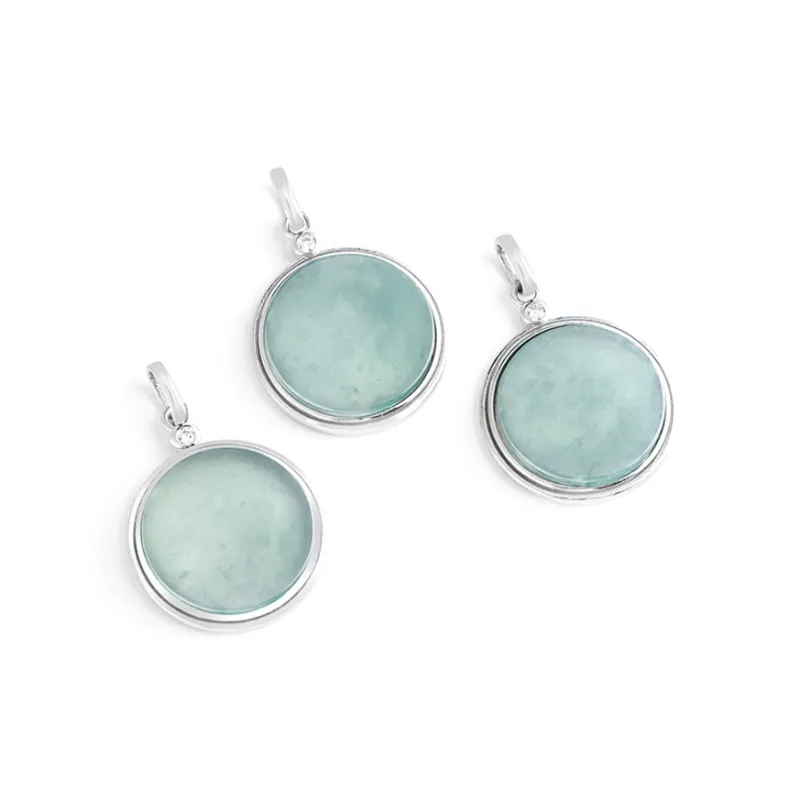 Green Craftsman Ice Glutinous Jadeite Necklaces Women's-4