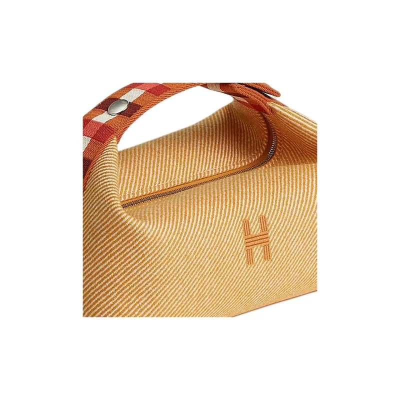 HERMES Bride-a-Brac Toiletry Bags Light Yellow Umber - POIZON