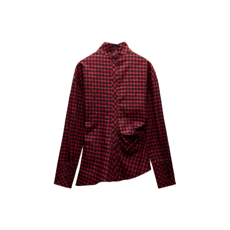 ZARA ZW Series Shirt Women's Red/Black-1