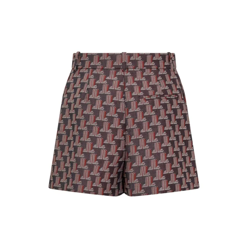 Lanvin SS22 Casual Shorts Women's Bright Red-1