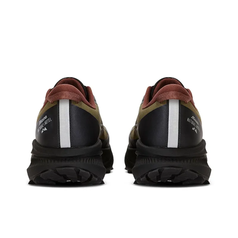Mizuno Pi Plus PL Outdoor Shoes Unisex Low Top Splat Black/Yellow Green-4