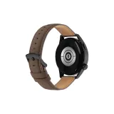 Plain Weave Pin Buckle Sheepskin Strap, Umber