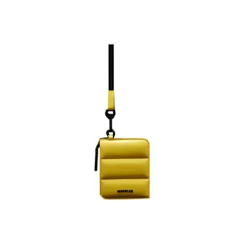 Moncler Cow Leather Wallet Men's Yellow