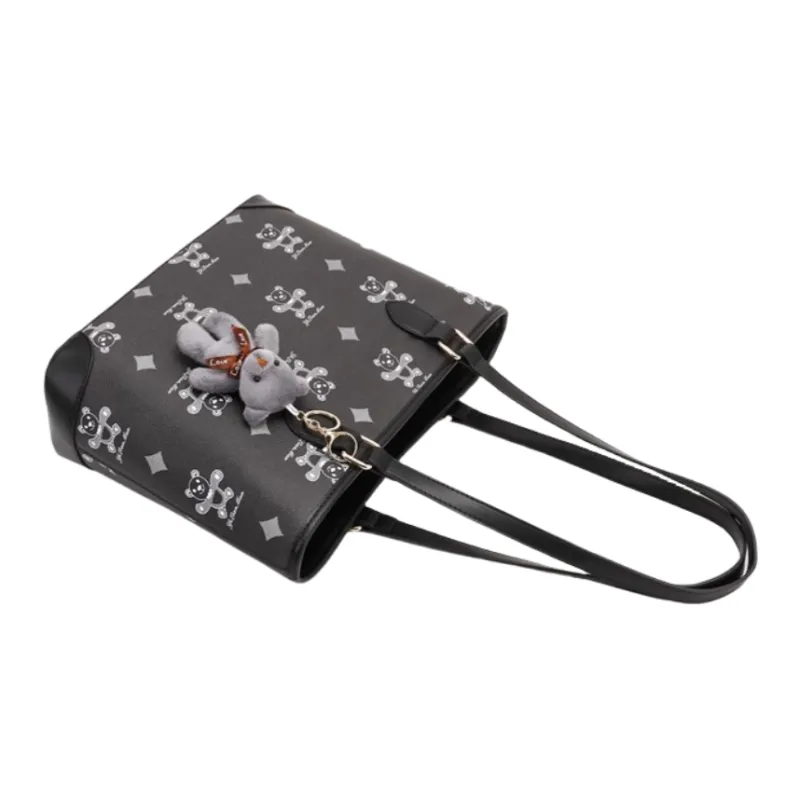 OTA PU Large Capacity Fit 3D Effect Tote Handbag Shoulder Bag Shopping Bag One Shoulder Regular Women's Multicolor-9