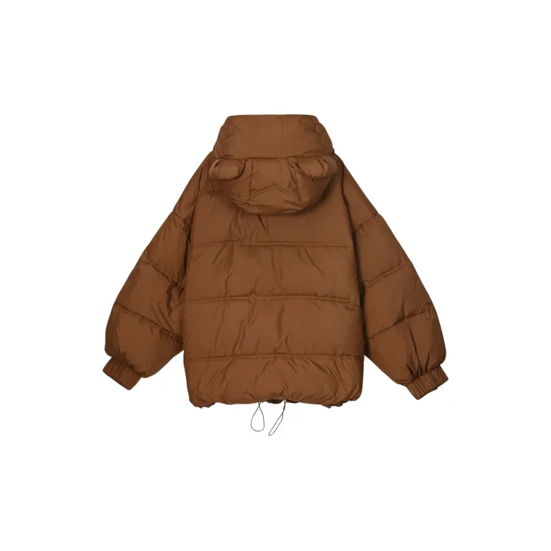 Snbl Puffer Jacket Women's Brown-1