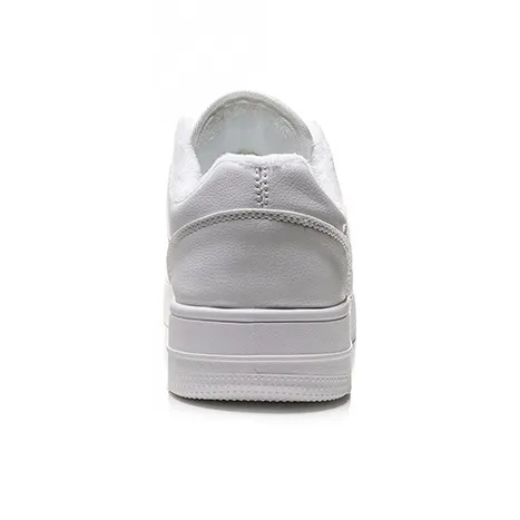 Warrior White Sneakers Air Force 1 Wear Resistant Slip Resistant Low Top Skateboard Shoes Unisex White-3