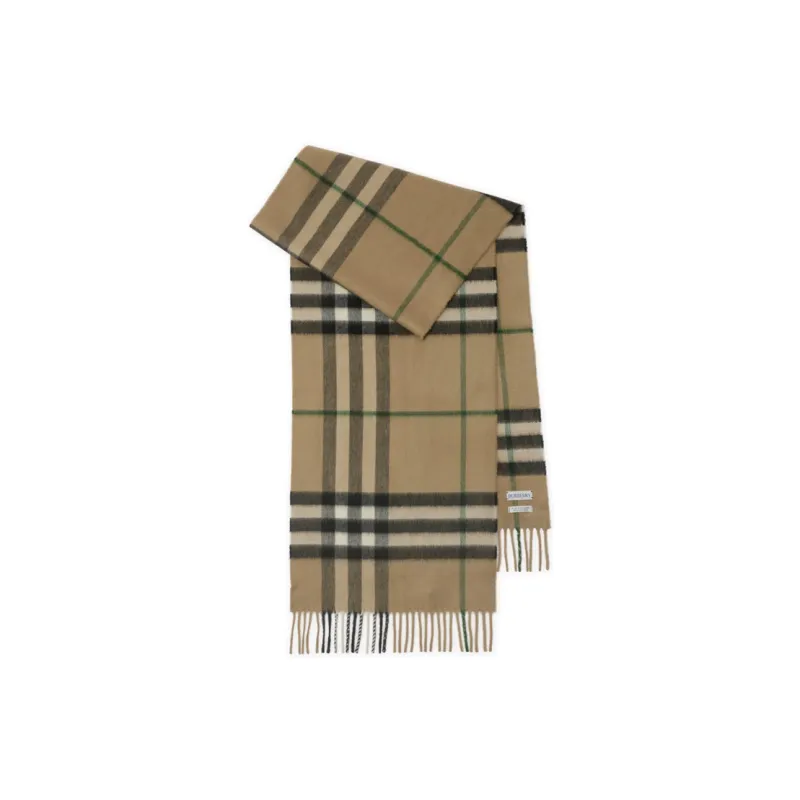 Burberry Cashmere Knit Scarves Women's Brown-0