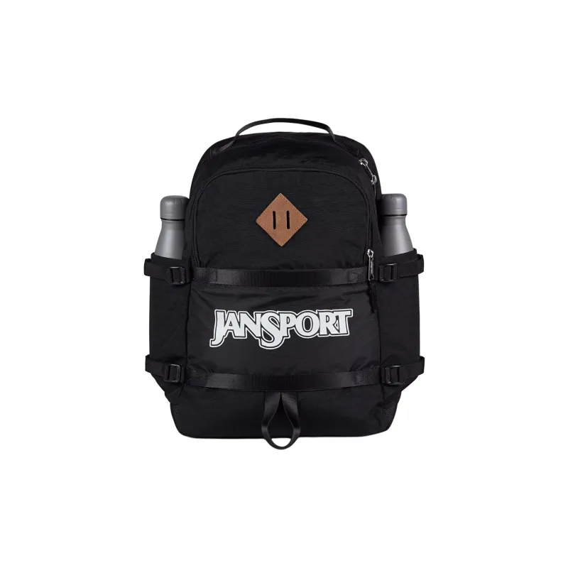 JanSport Recycled Nylon Backpack Unisex Black-1