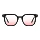 Black Frame with Blush Lens