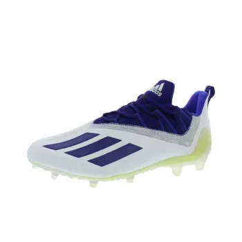 Adidas Adizero Cleats Anti Slip Wear Resistant Soccer Shoes Men's White Purple