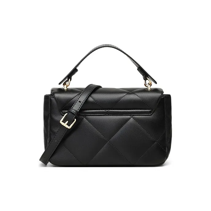 MILLIE'S Cow Leather Handbag Shoulder Bag Crossbody Bag Regular Women's Black-5