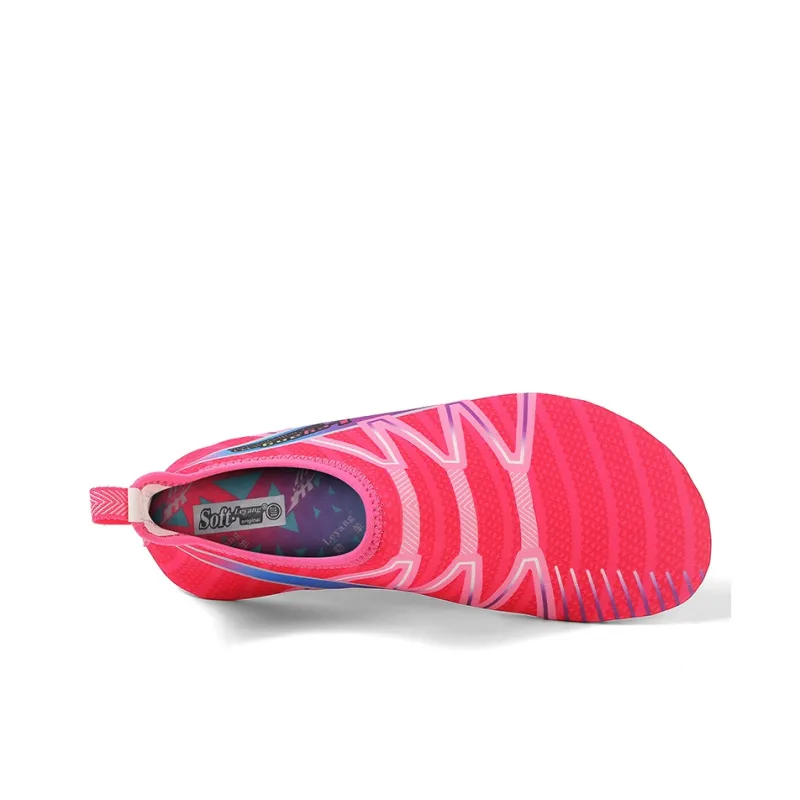 Leyang Breathable Quick Dry Low Top Casual Shoes Unisex Pink-2