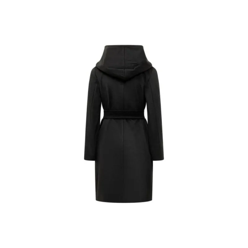 MaxMara Belted Hooded Coat-1