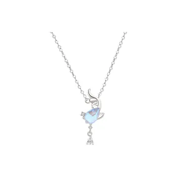 ZHONGLING 925 Sterling Silver Necklaces Women's