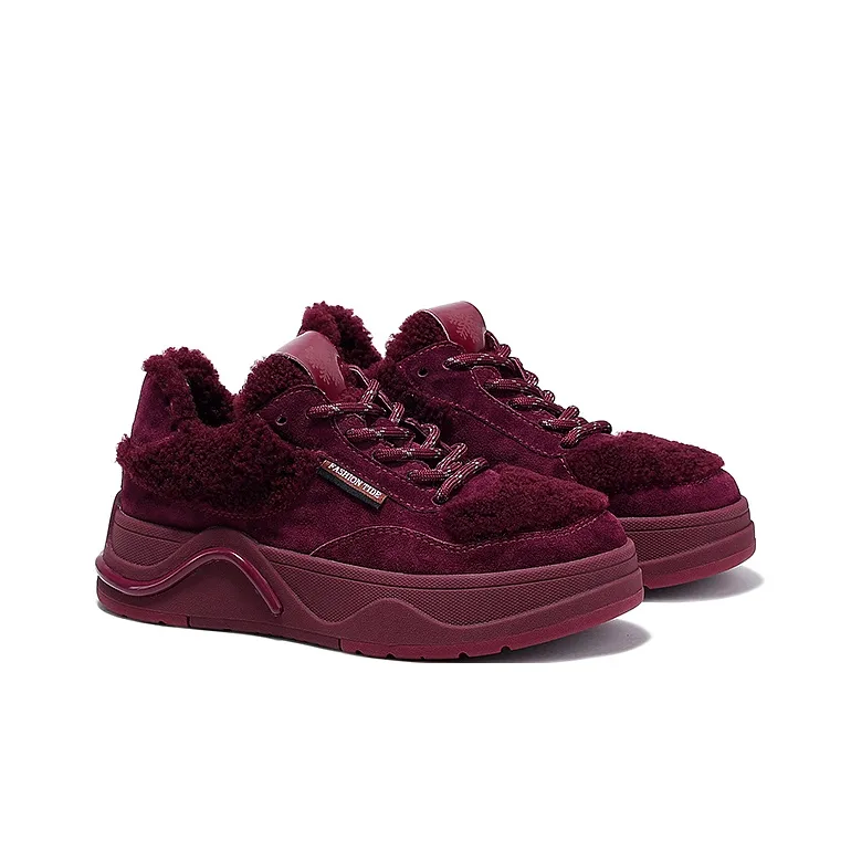 SELAIYA Thermal Low Top Skateboard Shoes Women's-1