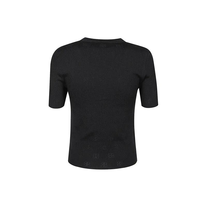 Balenciaga Crewneck Knitted Top-2