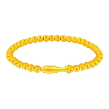 Royal Dragon Mirror Gold Bracelet Women's
