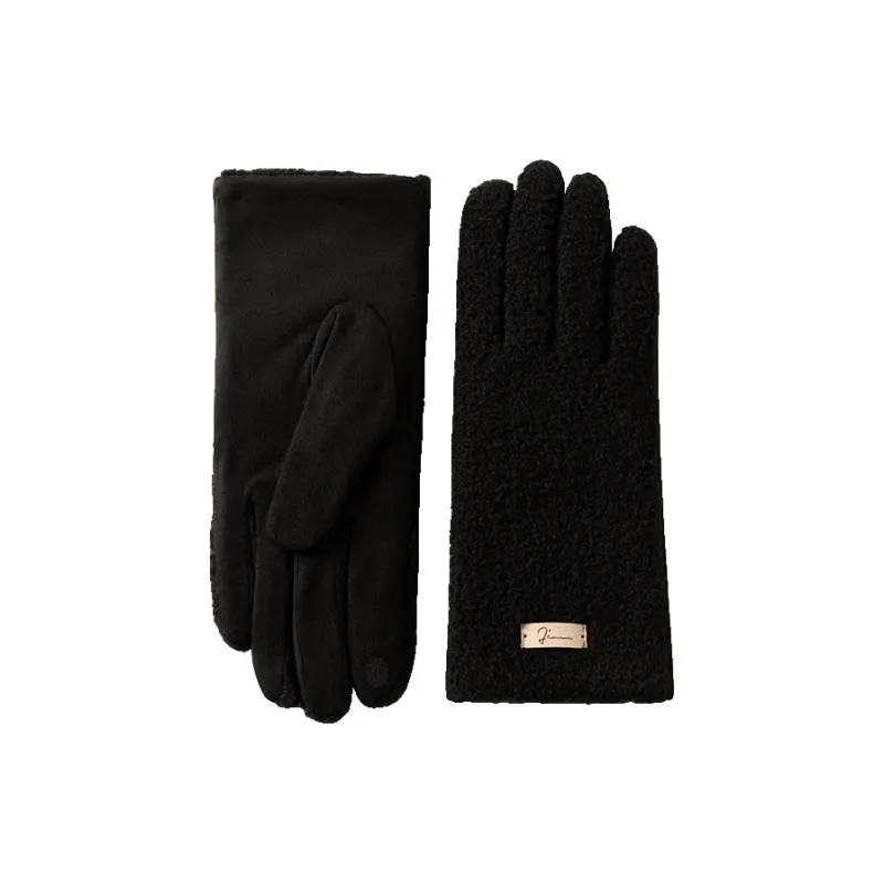 JIUMU Plush Warm Gloves Women's-4