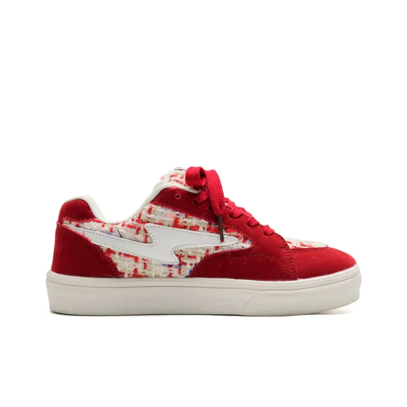 ALI THE FOX Slip Resistant, Abrasion Resistant, Lightweight, Breathable Low Top Skateboard Shoes Unisex-8