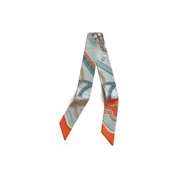 HERMES Silk Silk Scarves Women's Blue