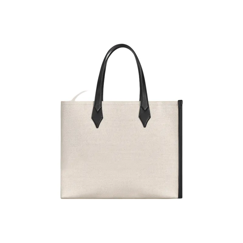 MONTBLANC Fabric Tote Bag Shopping Bag Handbag Regular Women's Ivory-3