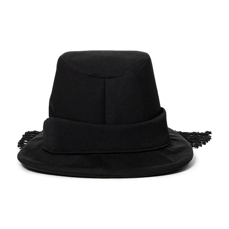 Yohji Yamamoto Layered Brim Runway Hat-2