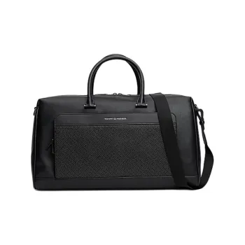Tommy Hilfiger Polyurethane Handbag Travel Bag 34.3L Men's Black