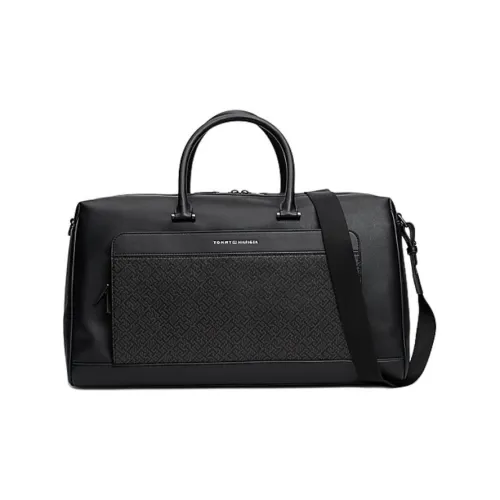 Tommy Hilfiger Polyurethane Handbag Travel Bag 34.3L Men's Black