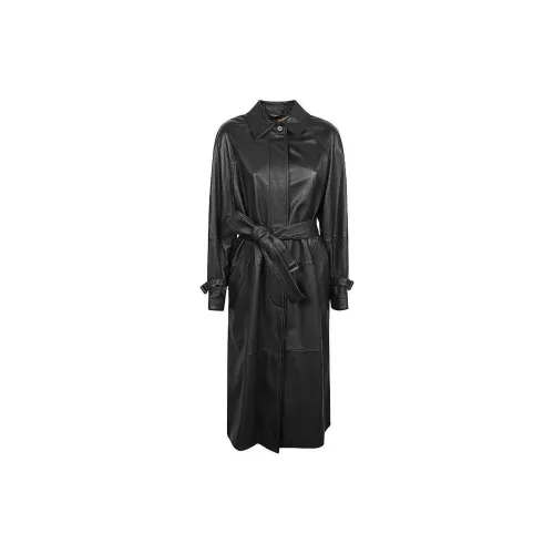 MaxMara Leather Jacket Women's Black