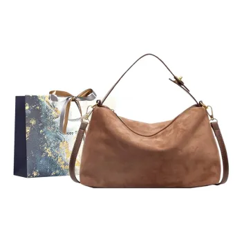 Iman's House PU Handbag, Crossbody Bag, Shoulder Bag Women's Suede Brown/Suede Coffee/Suede Black