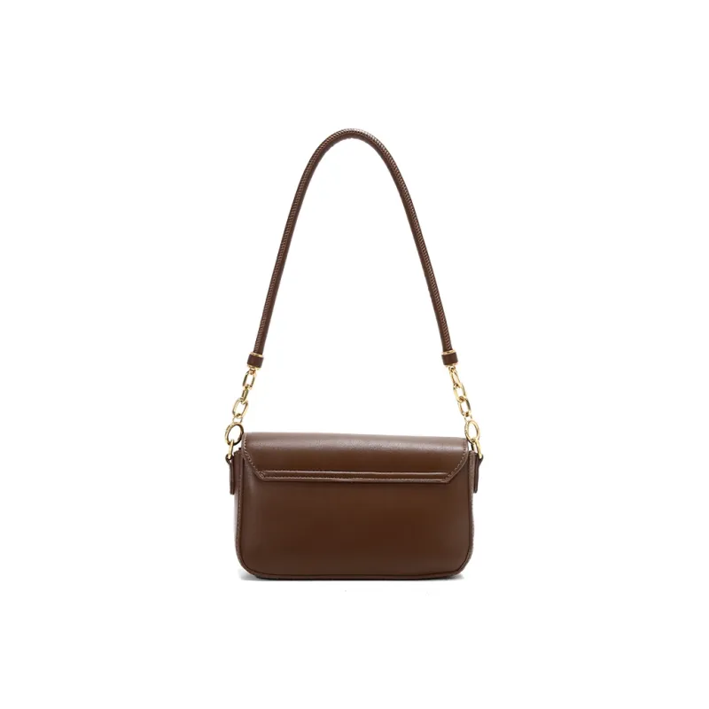 Carit&Koty Polyurethane Synthetic Leather Shoulder Bag Women's Coffee-2