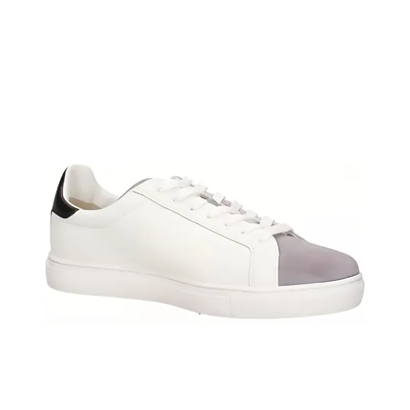 ARMANI EXCHANGEAE Low Top Skateboard Shoes Men's White Gray-2