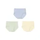 [High-Rise]Ripple Blue+Cardamom Green+Cream Pudding