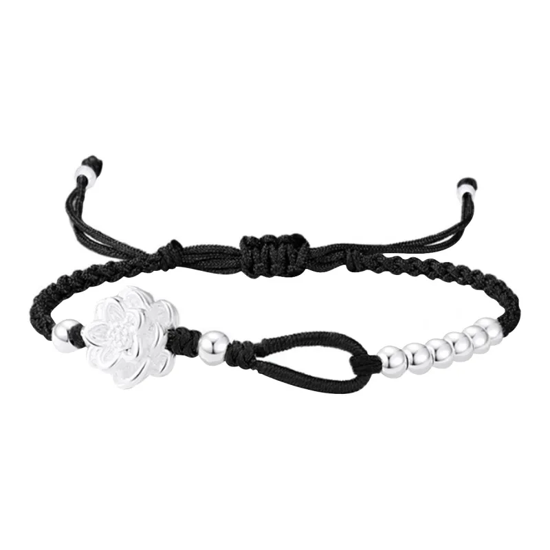 Nine Music 999 Fine Silver Hand Rope Women's-0
